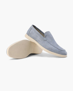 Salvatore | Wildleder-Loafer in Nebelblau