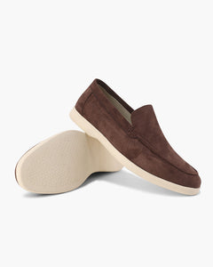 Salvatore | Wildleder-Loafer in Schokoladenbraun