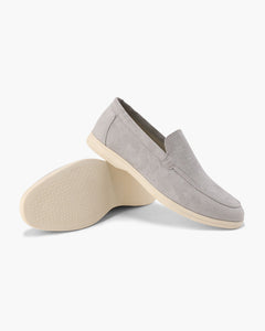 Salvatore | Wildleder-Loafer in Hellgrau
