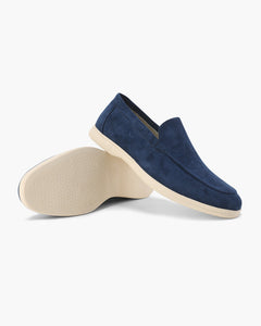 Salvatore | Wildleder-Loafer in Marineblau