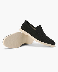 Salvatore | Wildleder-Loafer in Schwarz