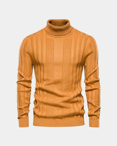 Lucas | Herren Pullover Hoher Kragen – Rollkragen Pullover Herren in Gelb