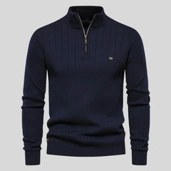 Noah | Hochwertiger Herren-Comfort-Pullover in Marineblau