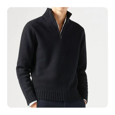 Wade - Rollkragenpullover - Halbreißverschluss-Stil