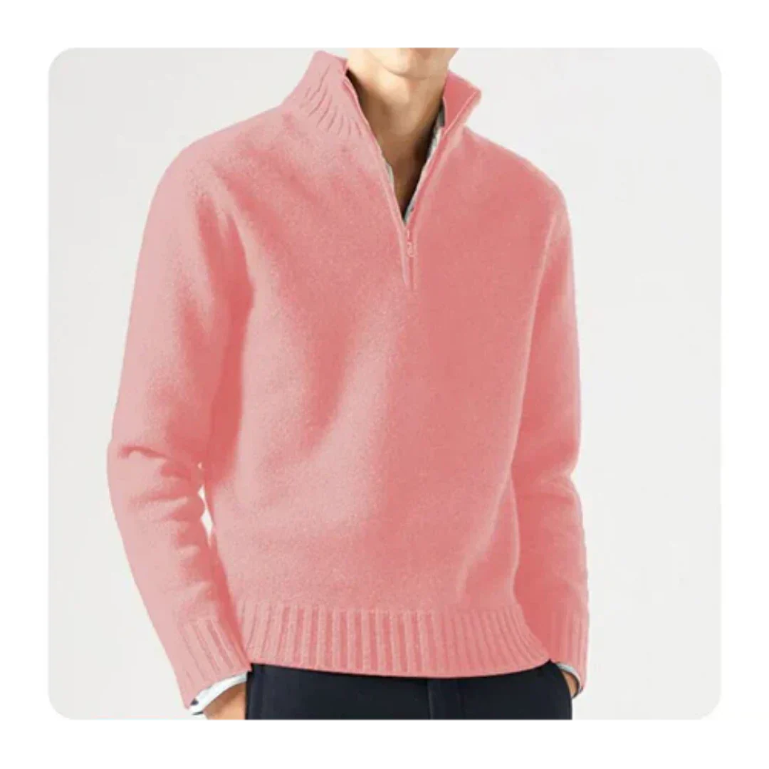 Wade - Rollkragenpullover - Halbreißverschluss-Stil