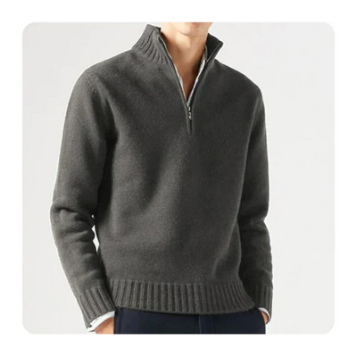 Wade - Rollkragenpullover - Halbreißverschluss-Stil
