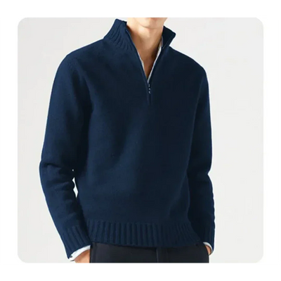 Wade - Rollkragenpullover - Halbreißverschluss-Stil