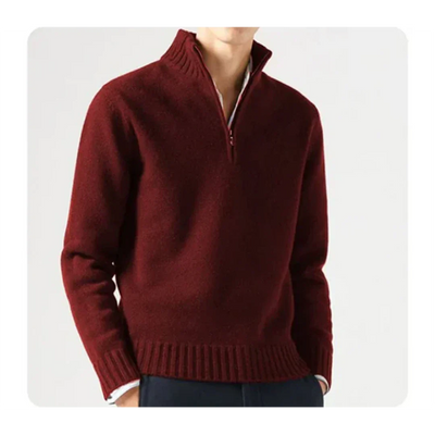 Wade - Rollkragenpullover - Halbreißverschluss-Stil