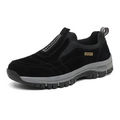 Luke | Bequeme Wanderschuhe zum Reinschlüpfen in Schwarz