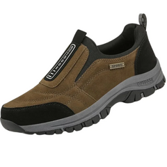Luke | Bequeme Wanderschuhe zum Reinschlüpfen in Braun