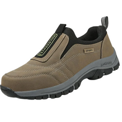 Luke | Bequeme Wanderschuhe zum Reinschlüpfen in Khaki