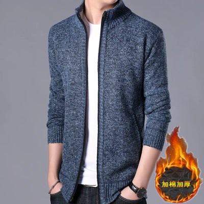 Zip-Dickstrickjacke