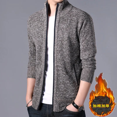 Zip-Dickstrickjacke