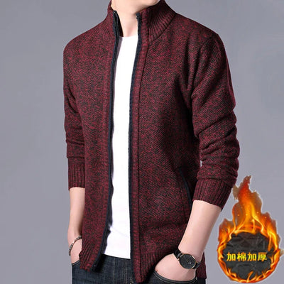 Zip-Dickstrickjacke