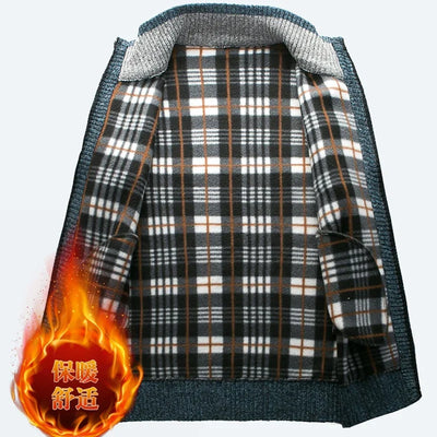 Zip-Dickstrickjacke