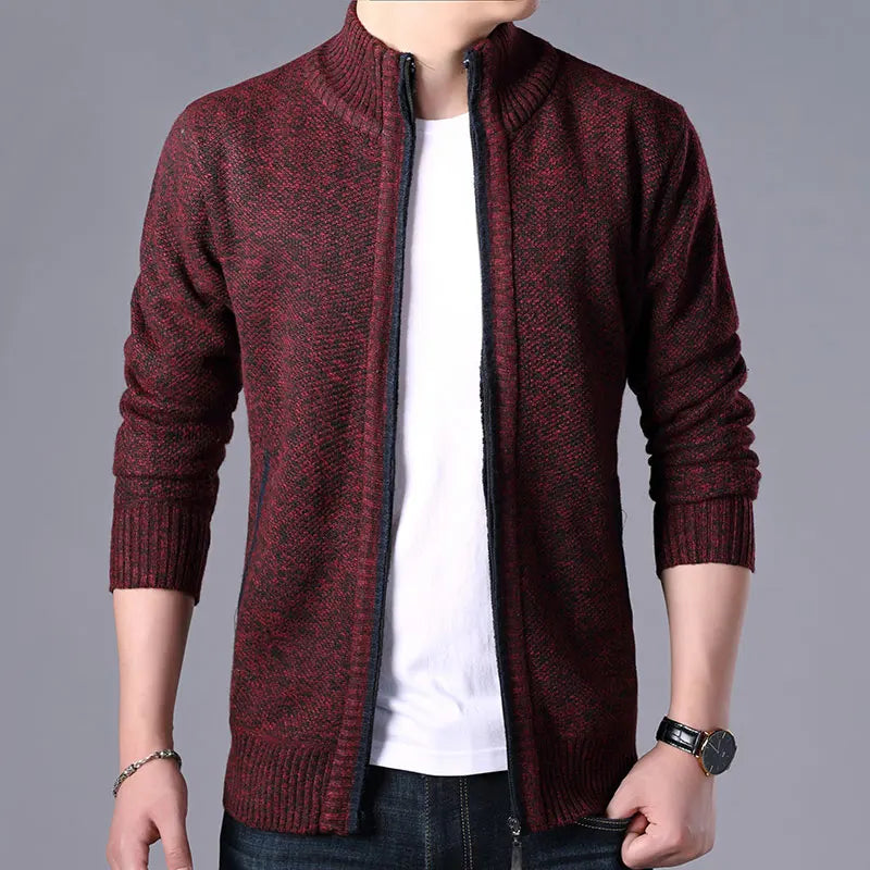 Zip-Dickstrickjacke