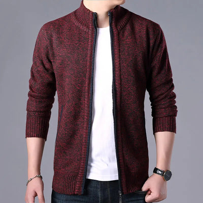 Zip-Dickstrickjacke