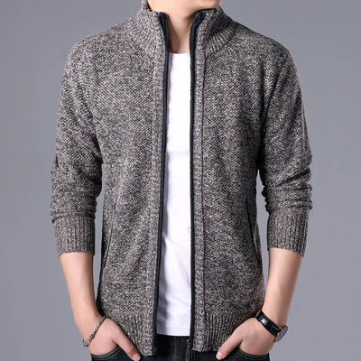 Zip-Dickstrickjacke
