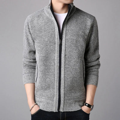 Zip-Dickstrickjacke