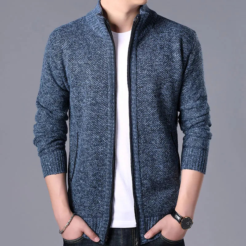 Zip-Dickstrickjacke