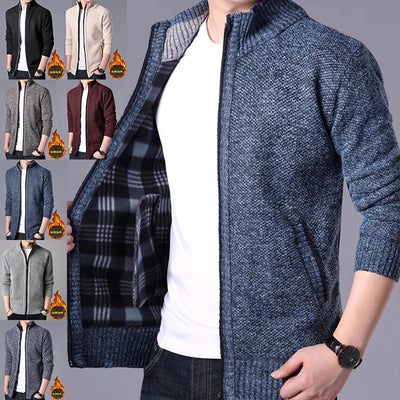 Zip-Dickstrickjacke