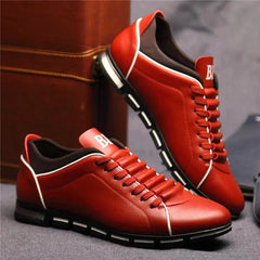 Herren Rutschfest Sneaker | Leicht in Rot