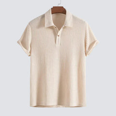 Klassisches Herren Premium Poloshirt in Beige