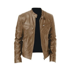 Lederjacke für Männer in Braun