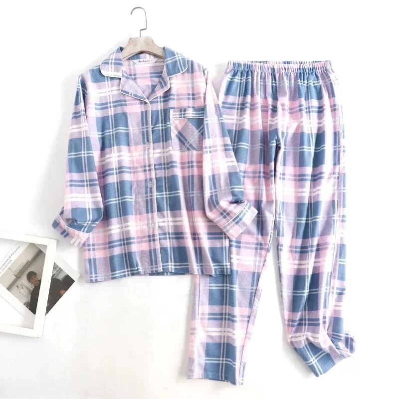 Roxana - Bequemes Damen Pyjama-Set mit lebendigen Mustern