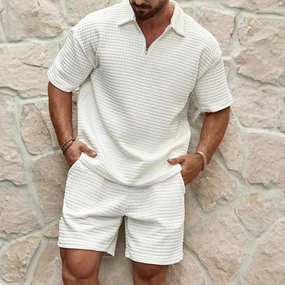 Poloshirt und Kurz Set für Herren