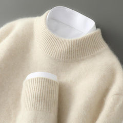 Vlad – Eleganter Kaschmirpullover in Beige