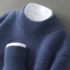 Vlad – Eleganter Kaschmirpullover in Blau