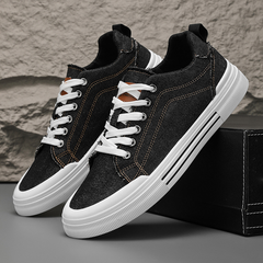 Denim-Schuhe in Schwarz