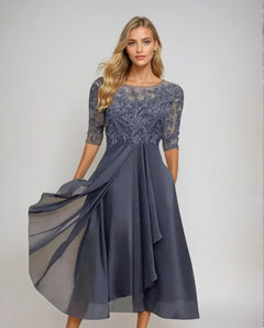 Zarelia - Luxuriöses Festkleid in Lila
