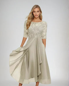 Vireya - Luxuriöses Abendkleid in Weiß