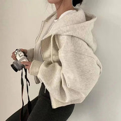 Mariam | Winter Chic Kapuzenpullover in Beige