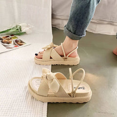 Marika™ – Elegante Sommer Komfort Sandalen in Beige