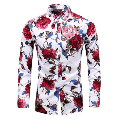 Marvin - Herren Hemd mit Blumenmuster