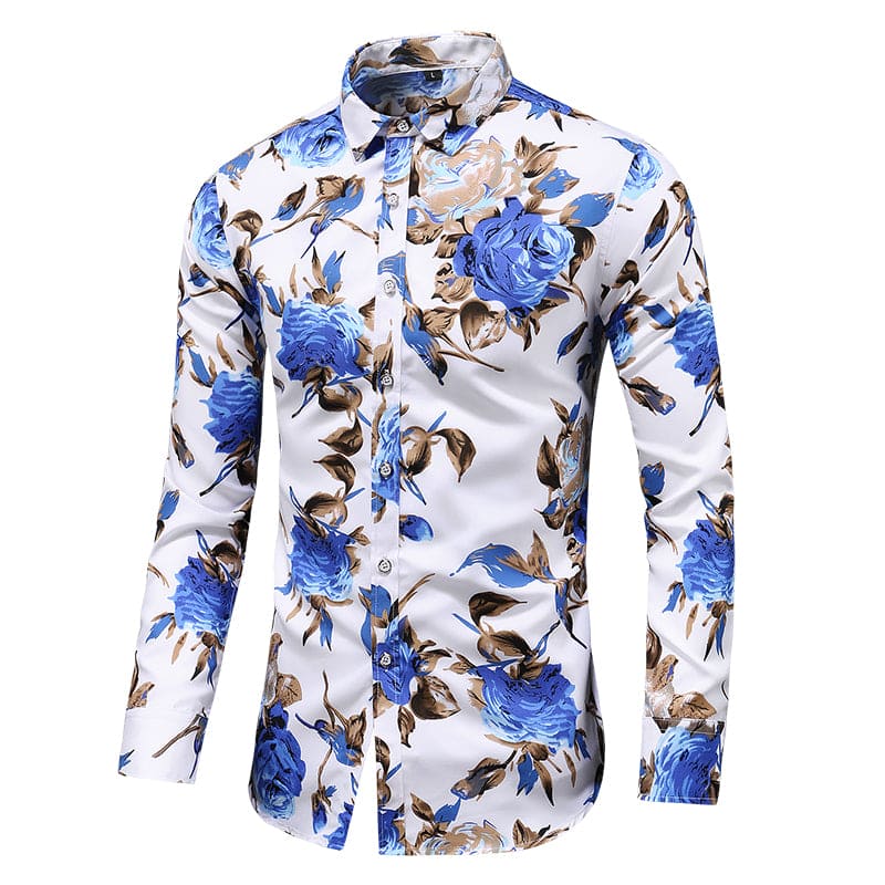 Marvin - Herren Hemd mit Blumenmuster