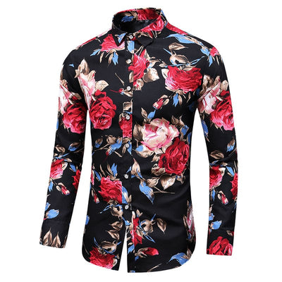Marvin - Herren Hemd mit Blumenmuster