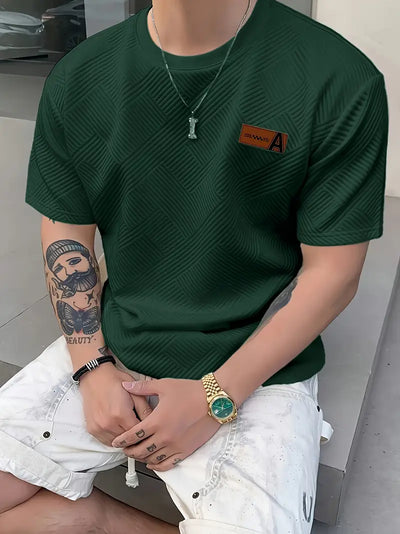Mathias- Herren Casual Rundhals Shirt