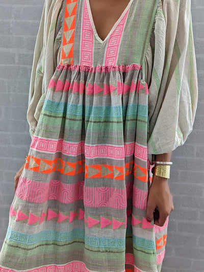 Mathilde- Sommerliches Maxikleid mit Farbverlauf