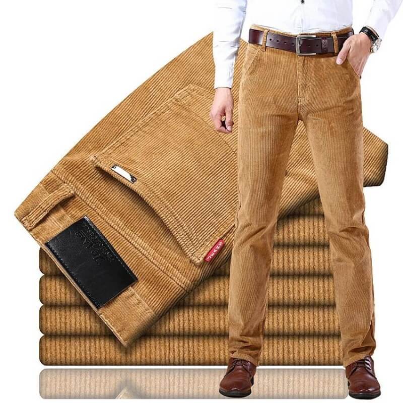Lange Cordhose für Herren