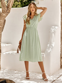 Mechthild - Midikleid für Damen in Grün