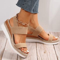 Melyora | Orthopädische Plateau-Sandalen in Braun (Fast ausverkauft)