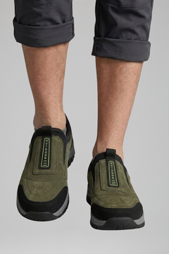 Philipp | Herren Casual Slip on Schuhe in Grün