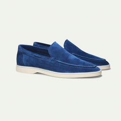 Edward | Leicht Klassischer Schnitt Loafer in Blau