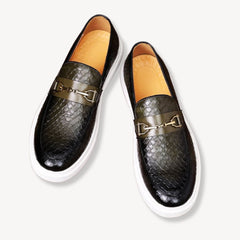 Reginald | Schnürung Atmungsaktiv Komfortschuhe in Grün