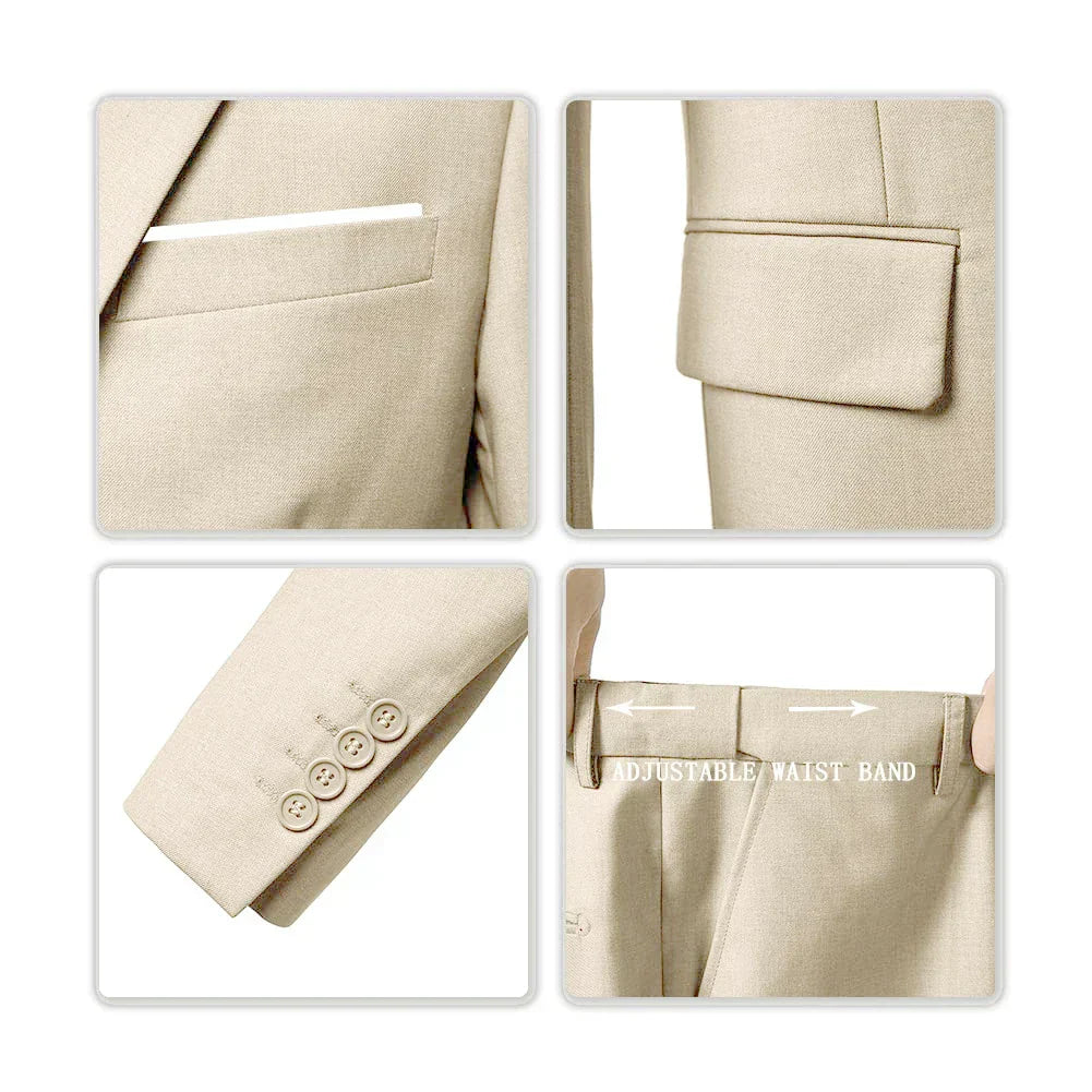 Elegante Herren Hochzeitsgast Anzug | Dreiteiler