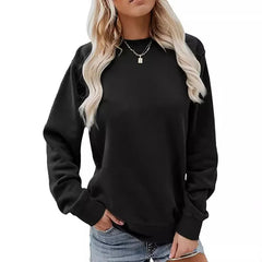 Milla | Winter Chic Sweatshirt in Schwarz